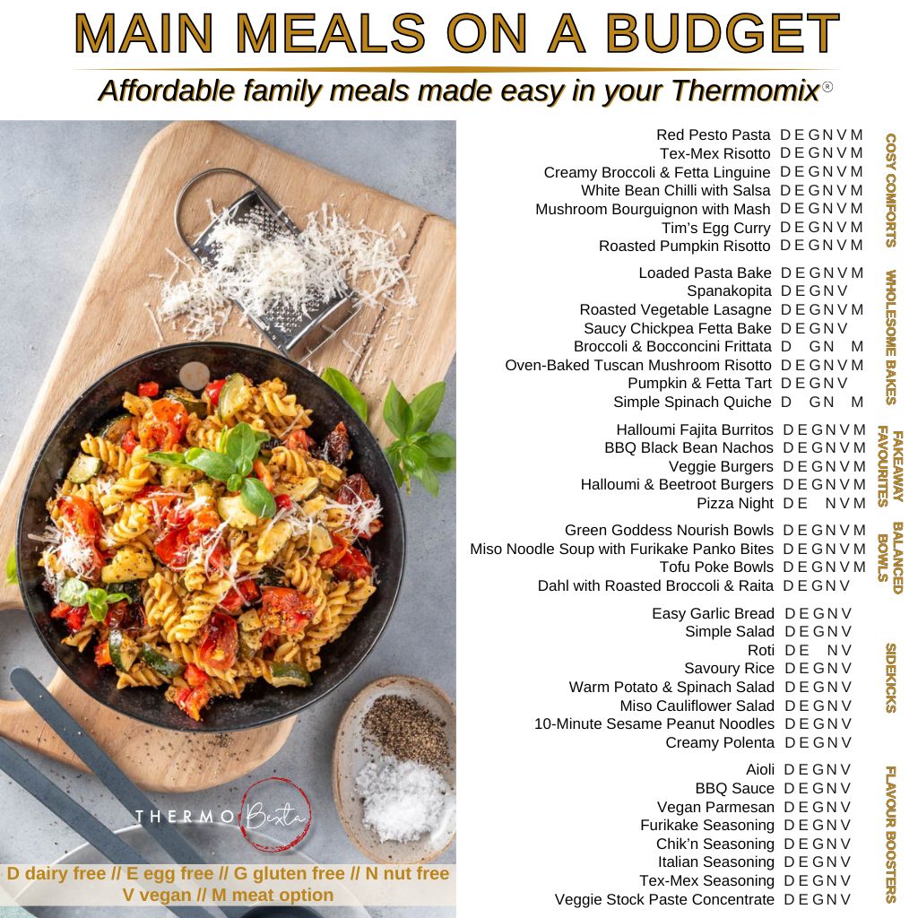 NEW RELEASE Volume 13: Main Meals on a Budget