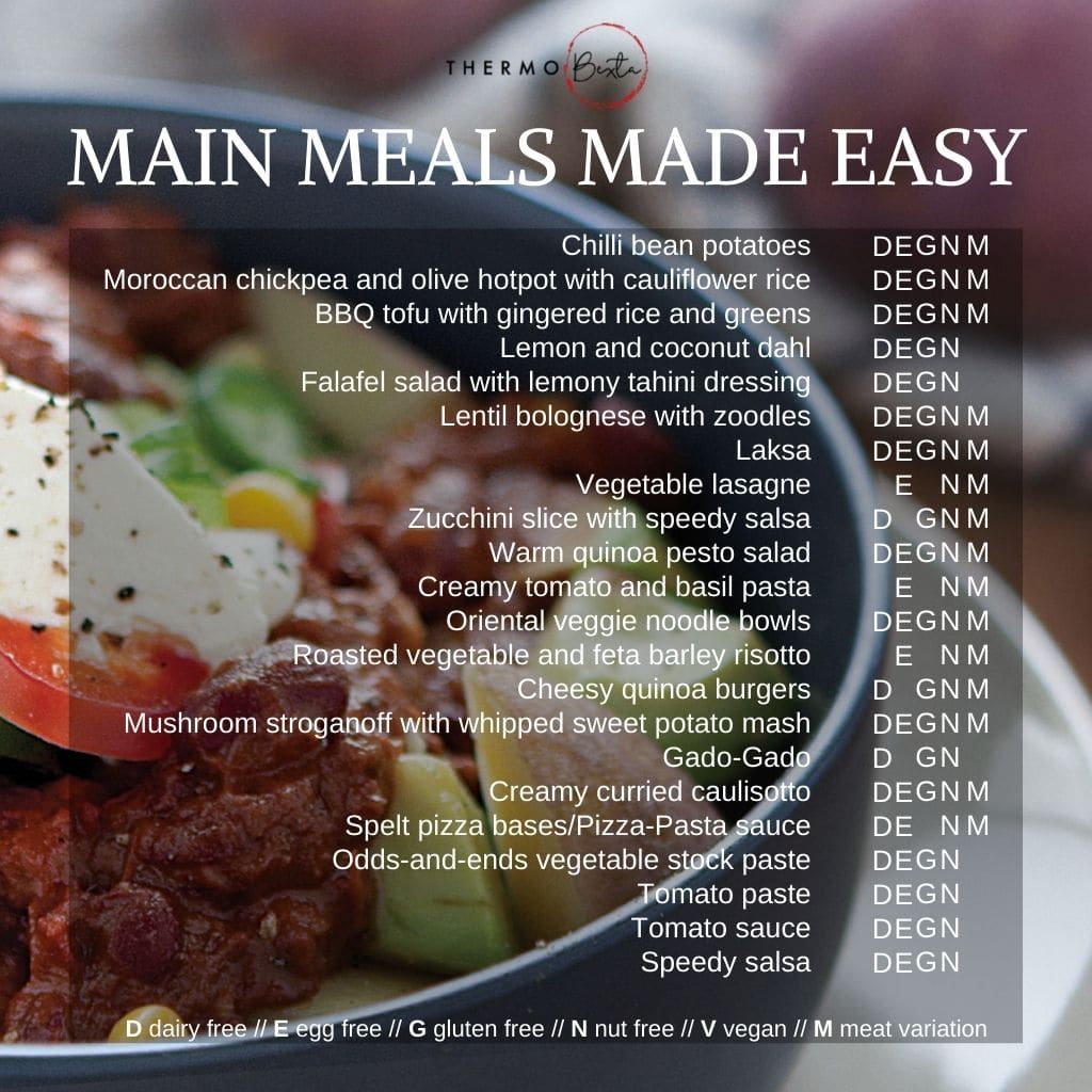 eBook - Volume 1: Main Meals Made Easy