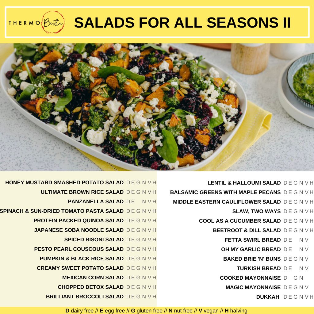 Thermobexta Salads For All Seasons Cookbook Collection: Volumes 7 and 10